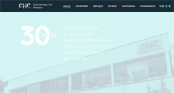Desktop Screenshot of chcadvocacia.adv.br